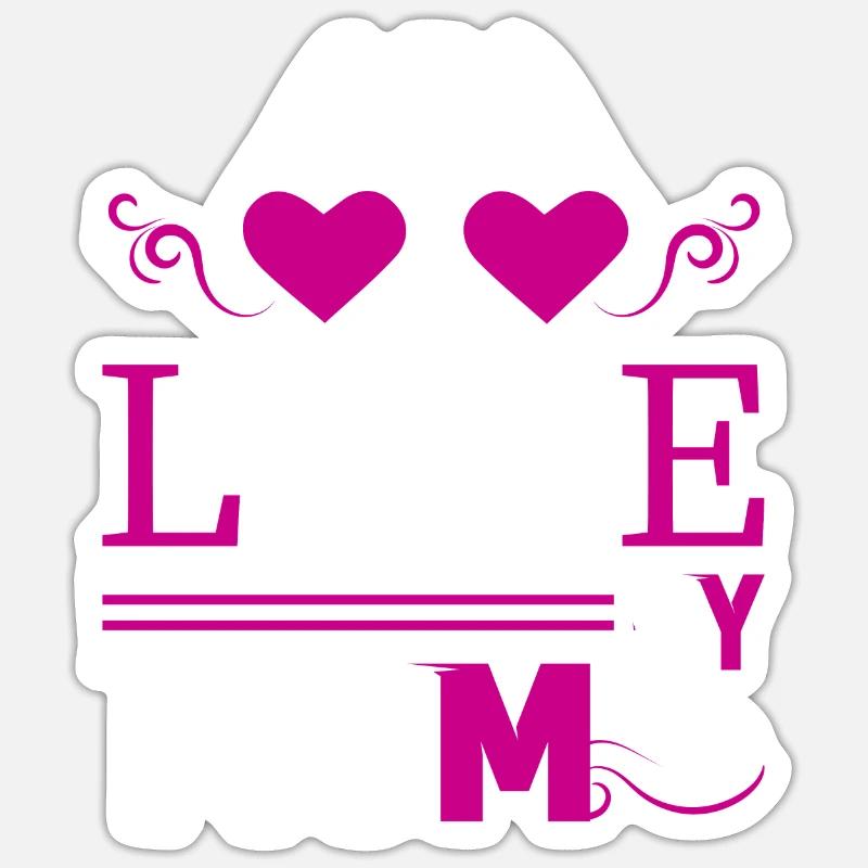 Ich liebe meine Mutter - Muttertagsgeschenke Sticker Größe S (10 x 10 cm)