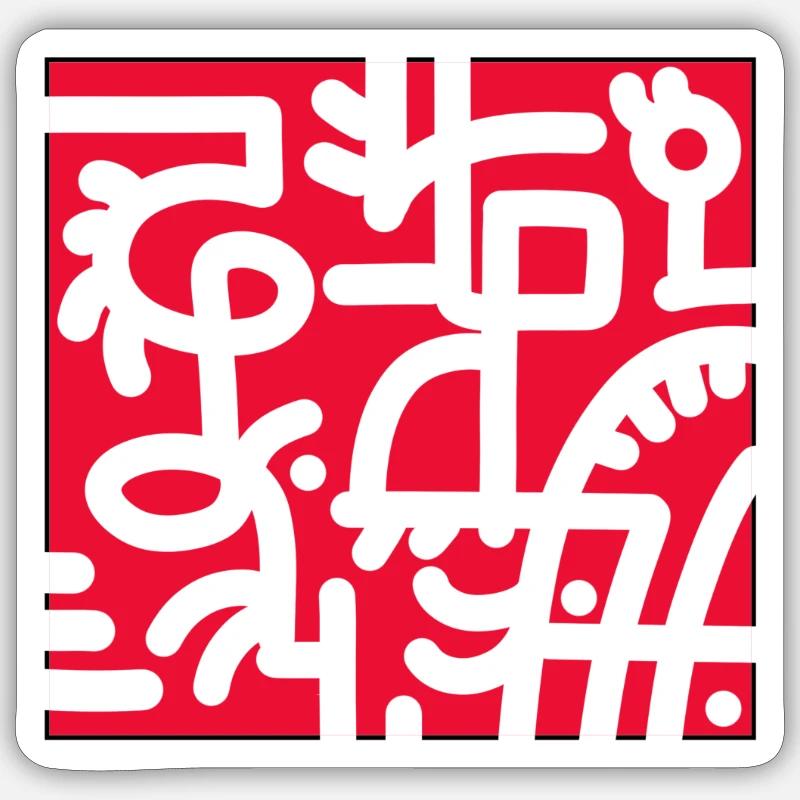 Sticker taille S (10 x 10 cm) - 