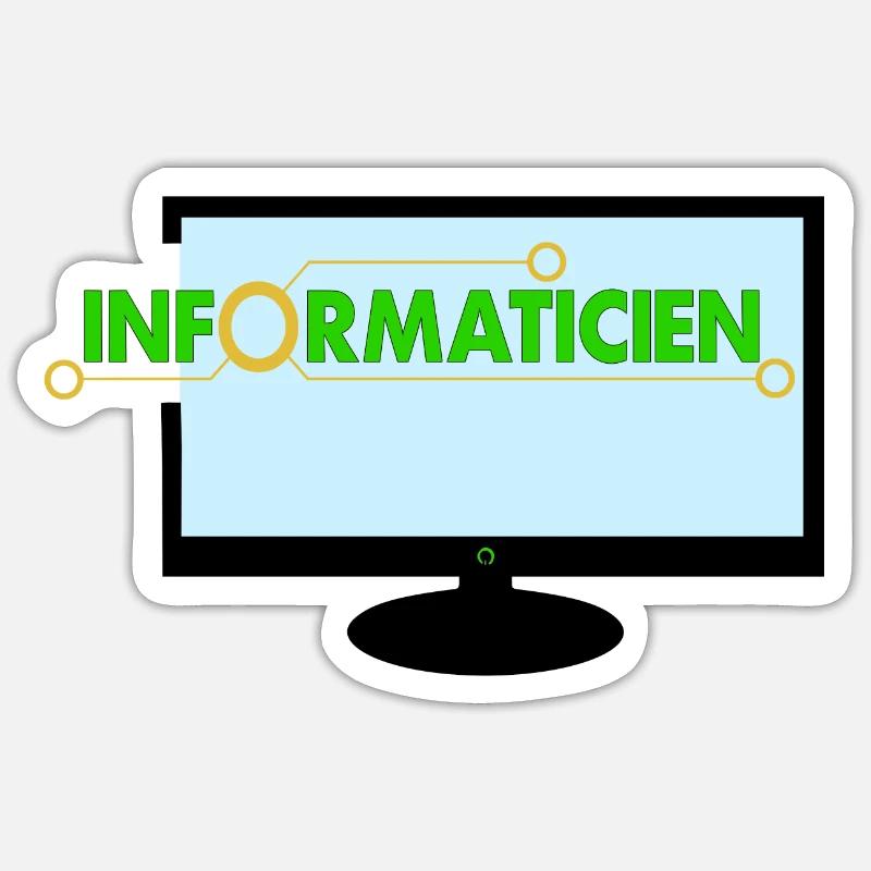 Computer scientist Sticker size S (10 x 10 cm)