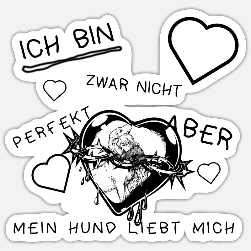 Sticker Größe S (10 x 10 cm) - 