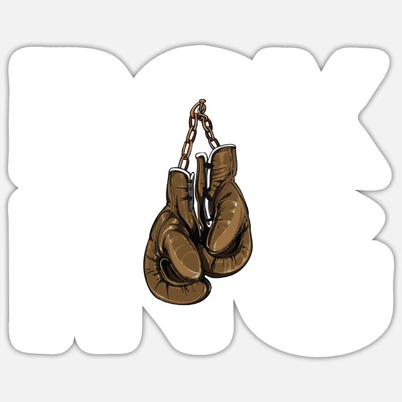 Gants de boxe Boxe Sticker taille S (10 x 10 cm)