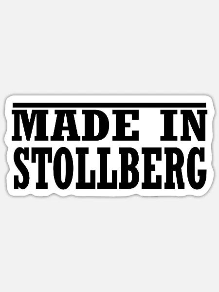Stollberg - Sticker Größe S (10 x 10 cm) - Mattweiß