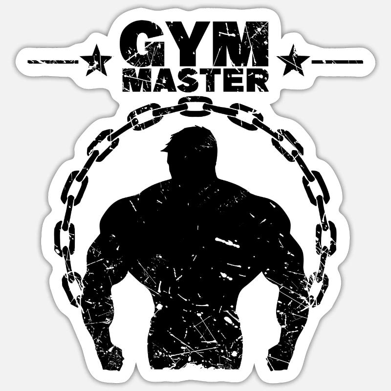normal black - Sticker Größe S (10 x 10 cm) - Mattweiß