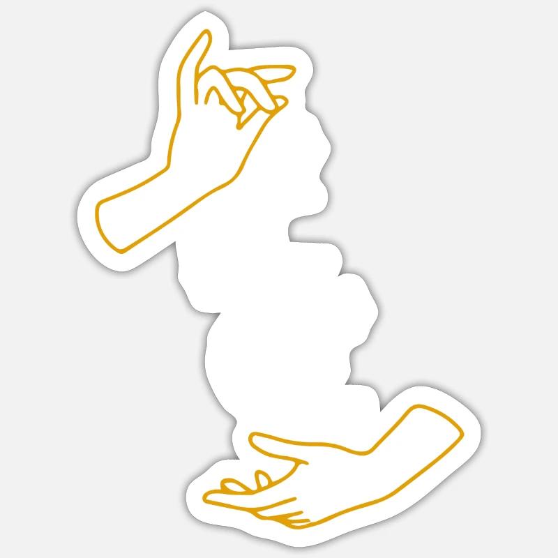 Sticker Größe S (10 x 10 cm) - 