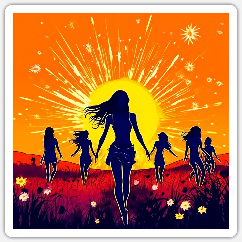 Midsummer Day 2 Sticker size S (10 x 10 cm)