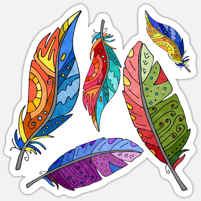 Stylo - Sticker taille S (10 x 10 cm) - blanc mat