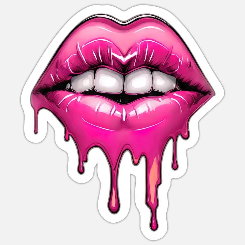 Lips Sticker size S (10 x 10 cm)