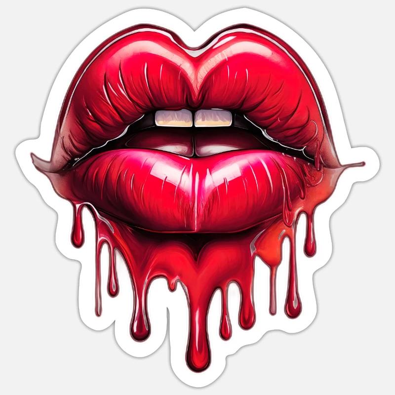 Lips Sticker size S (10 x 10 cm)