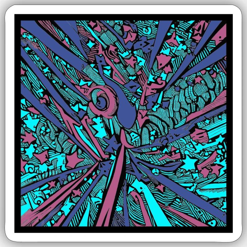 Sticker Größe S (10 x 10 cm) - 