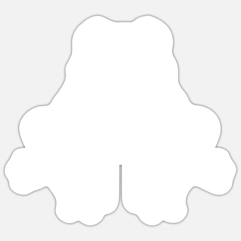 Frog Amphibian Toad - Sticker size S (10 x 10 cm) - white matte