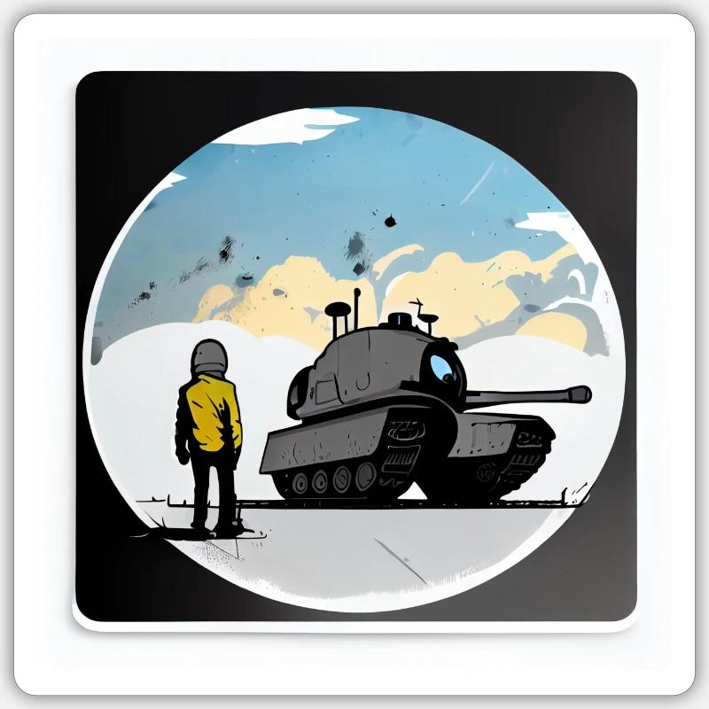 Sticker taille S (10 x 10 cm) - 