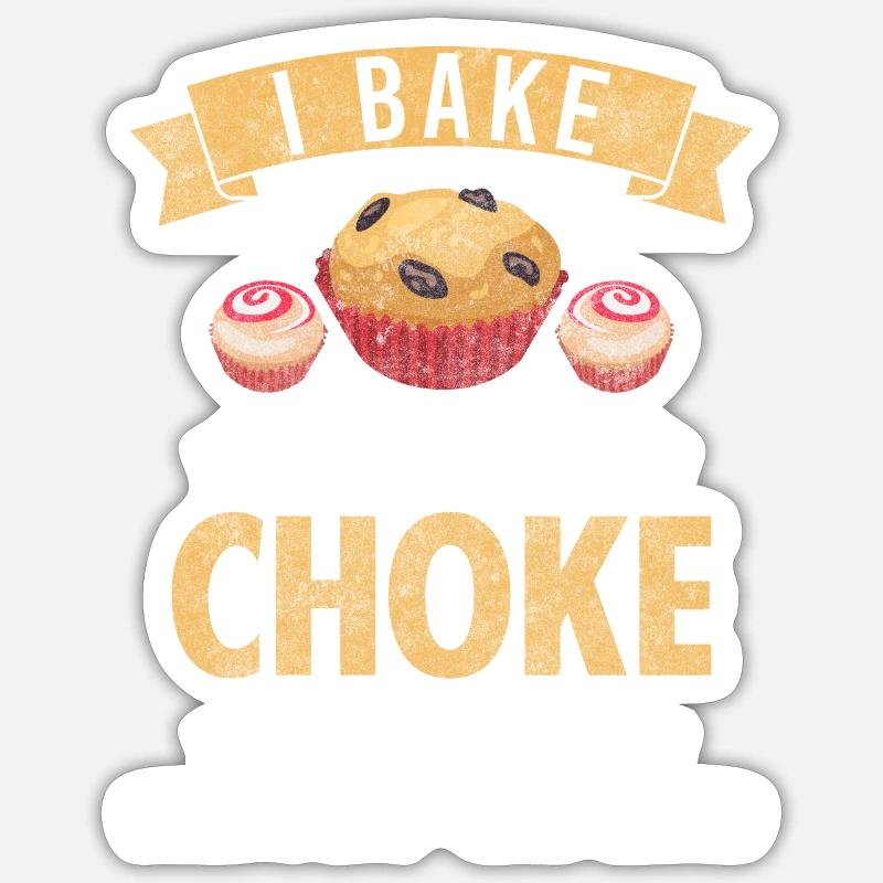 Baker Cakes Pies - Sticker size S (10 x 10 cm) - white matte