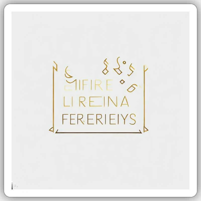 Lien clair - Sticker taille S (10 x 10 cm) - blanc mat