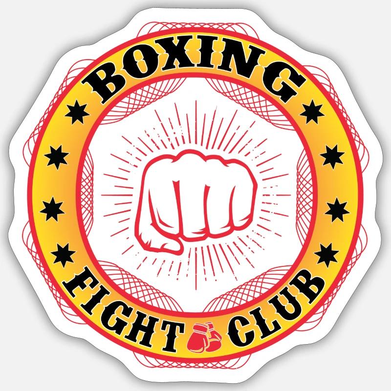 Conception de club de combat de boxe Sticker taille S (10 x 10 cm)