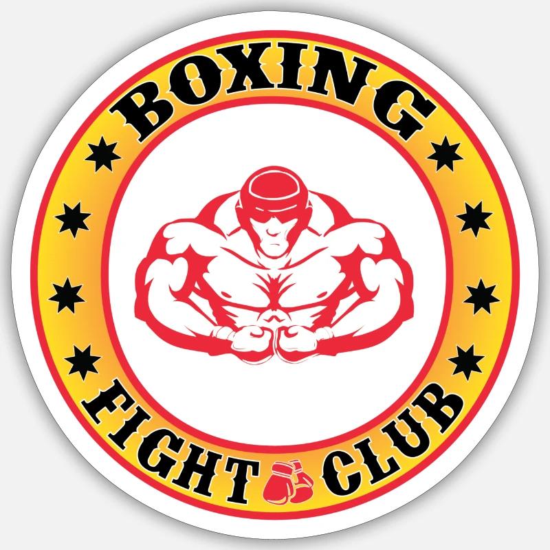Conception de club de combat de boxe Sticker taille S (10 x 10 cm)