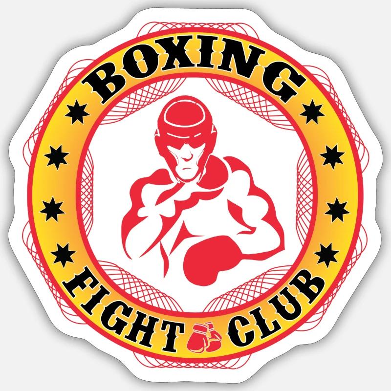Conception de club de combat de boxe Sticker taille S (10 x 10 cm)