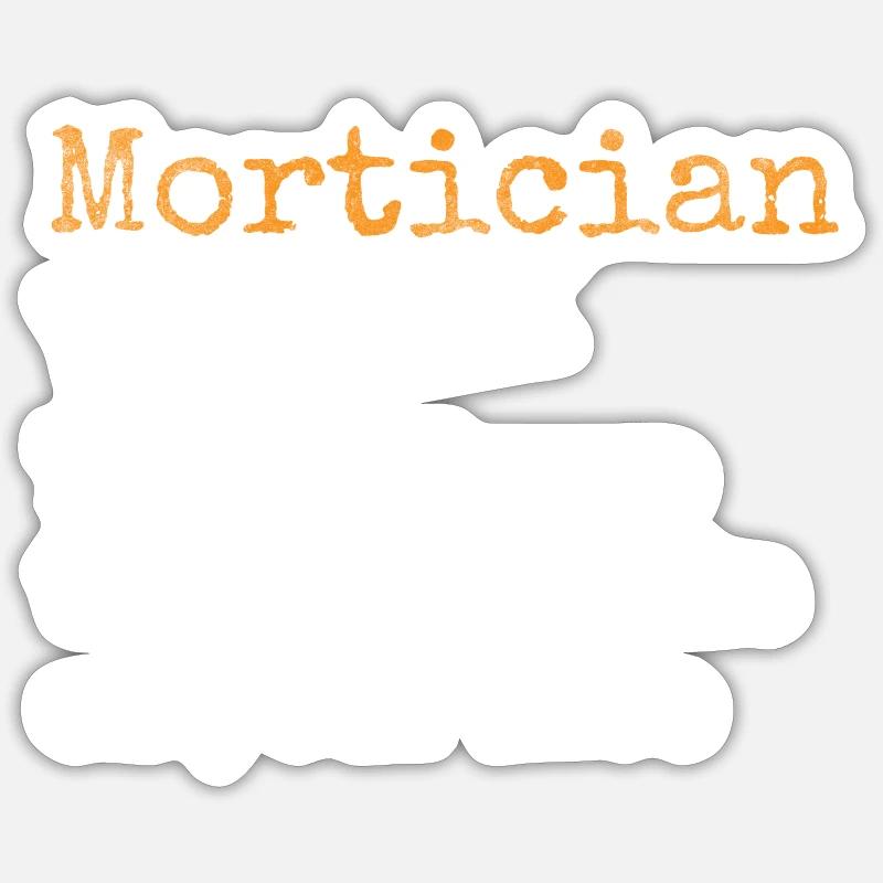 Undertaker Cemetery - Sticker size S (10 x 10 cm) - white matte