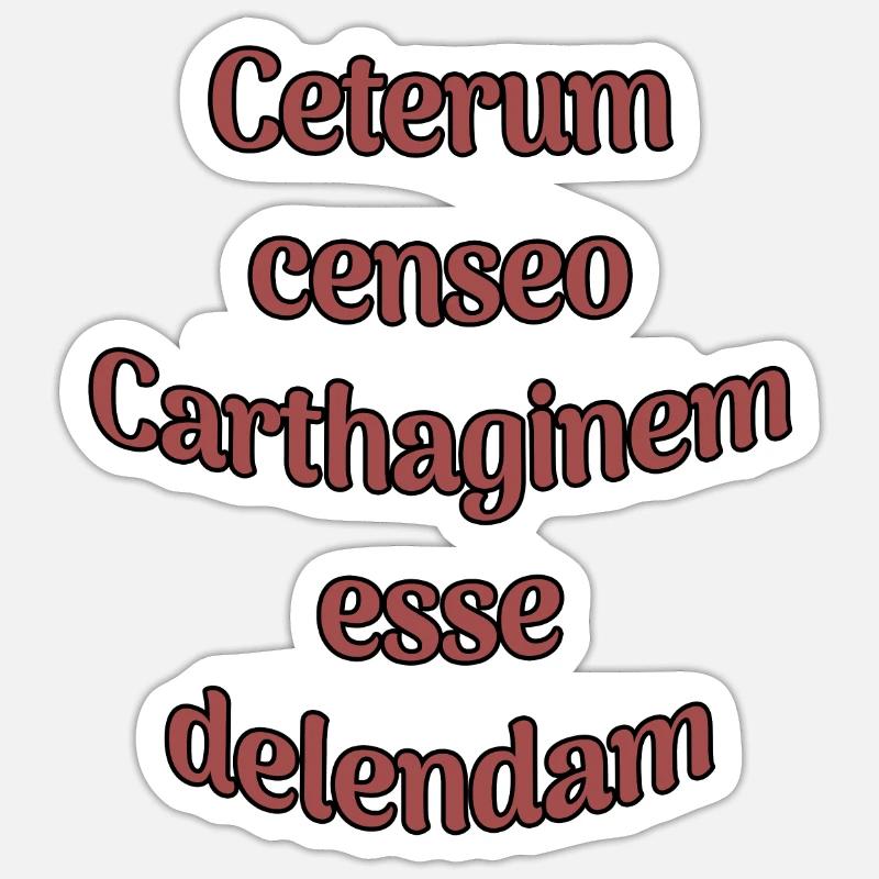 Sticker size S (10 x 10 cm) -