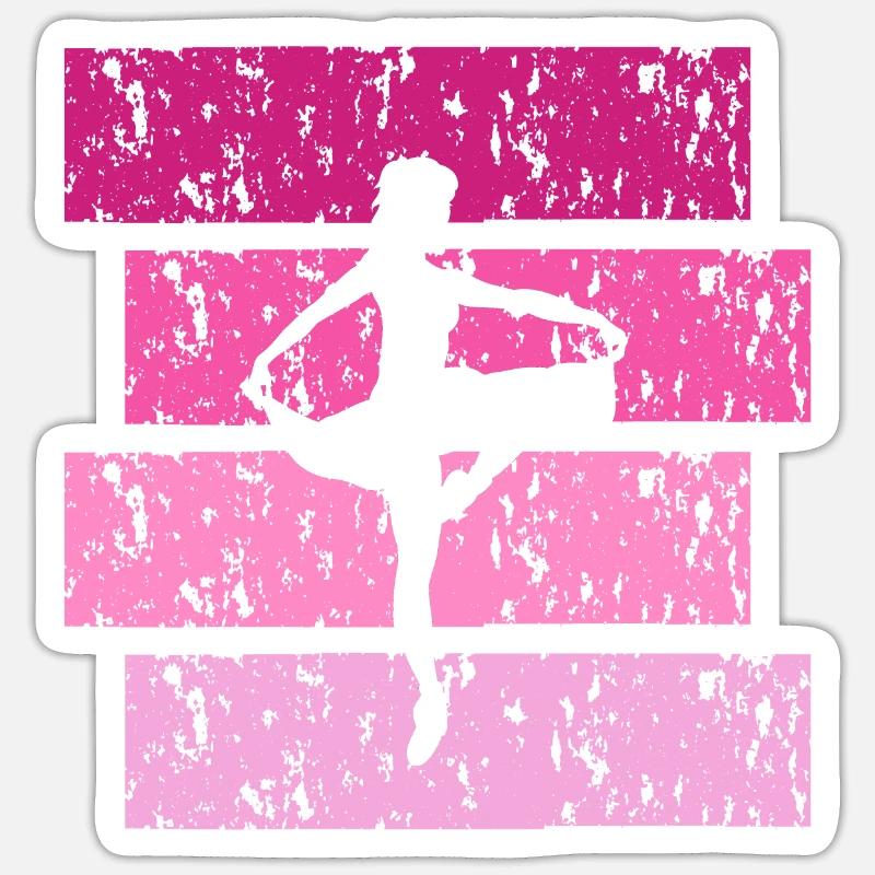 Classical dance gift Vintage Sticker size S (10 x 10 cm)