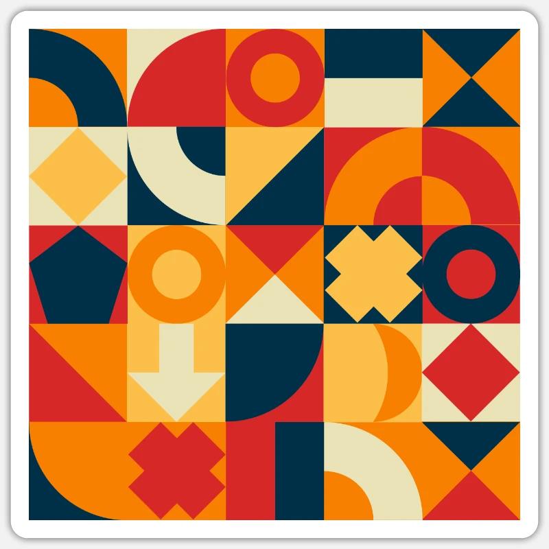 Échantillons, Ceinture, Mode, Stylé - Sticker taille S (10 x 10 cm) - blanc mat