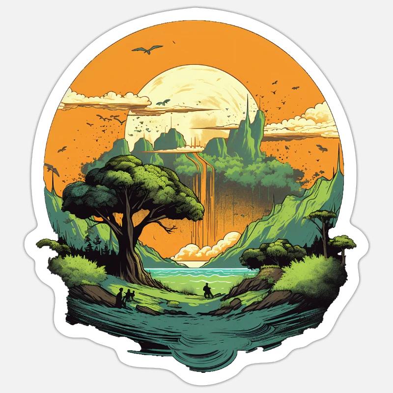 Sticker taille S (10 x 10 cm) - 