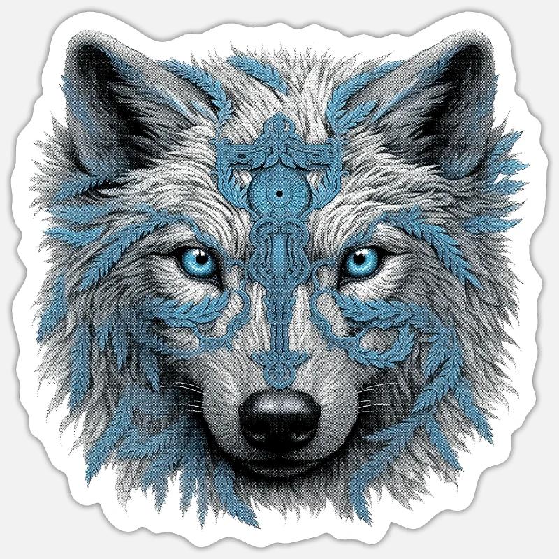 Wolf Sticker size S (10 x 10 cm)