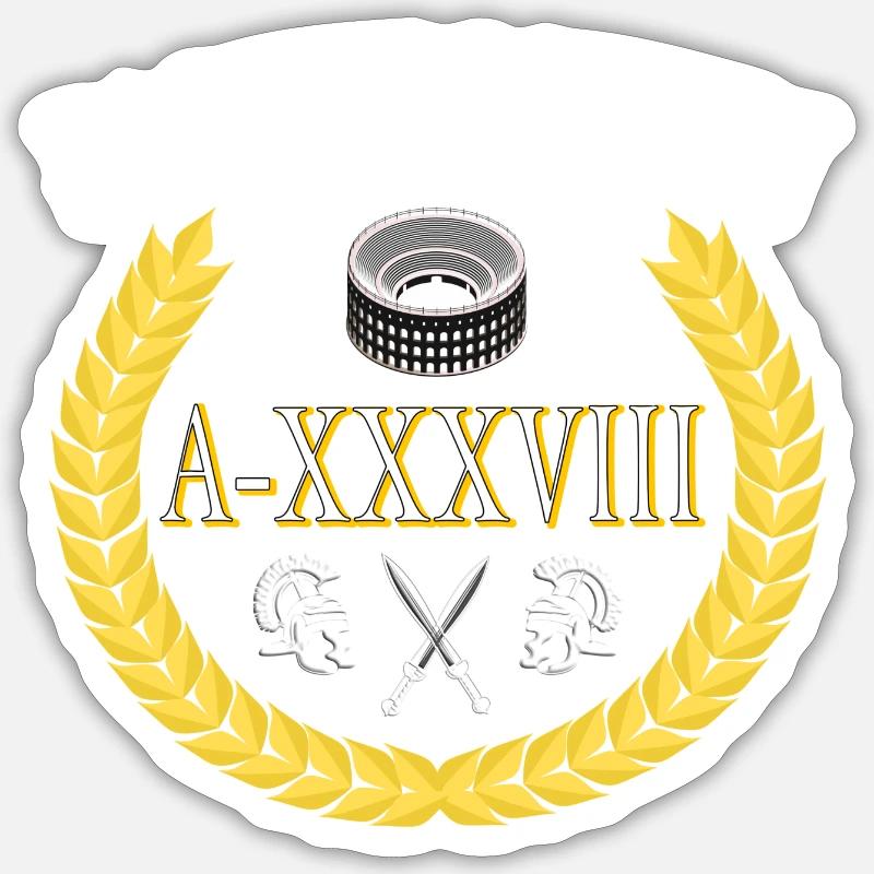 Pass A 38 - Sticker size S (10 x 10 cm) - white matte