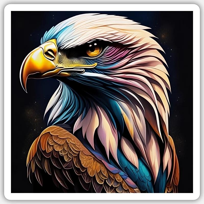 Eagle Sticker size S (10 x 10 cm)