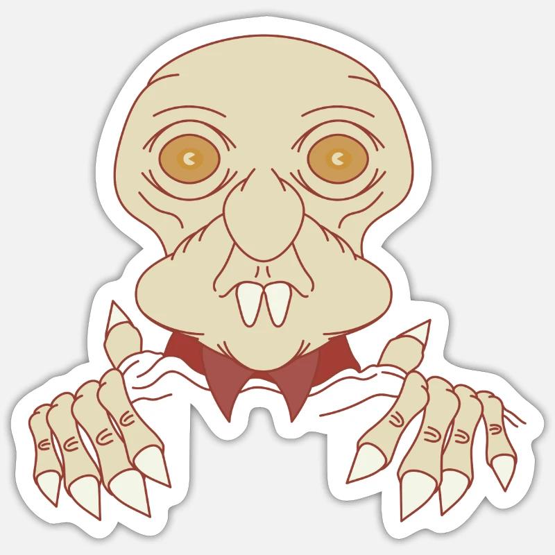 BUHRUF - Sticker Größe S (10 x 10 cm) - Mattweiß