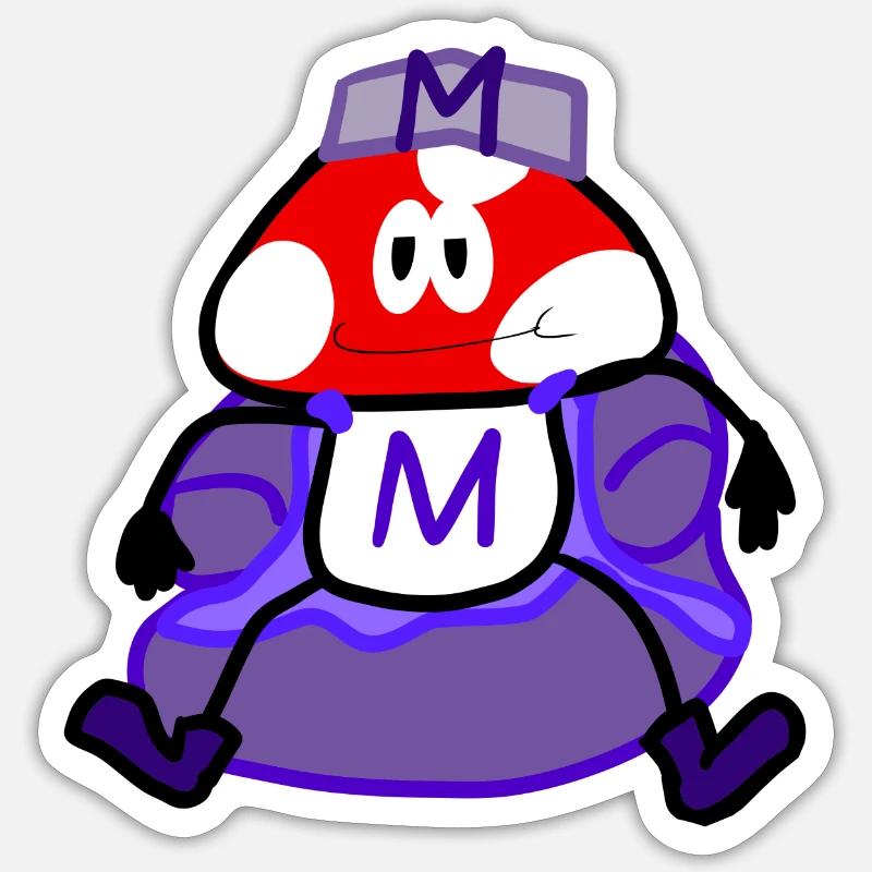 Le Royaume de M - Sticker taille S (10 x 10 cm) - blanc mat