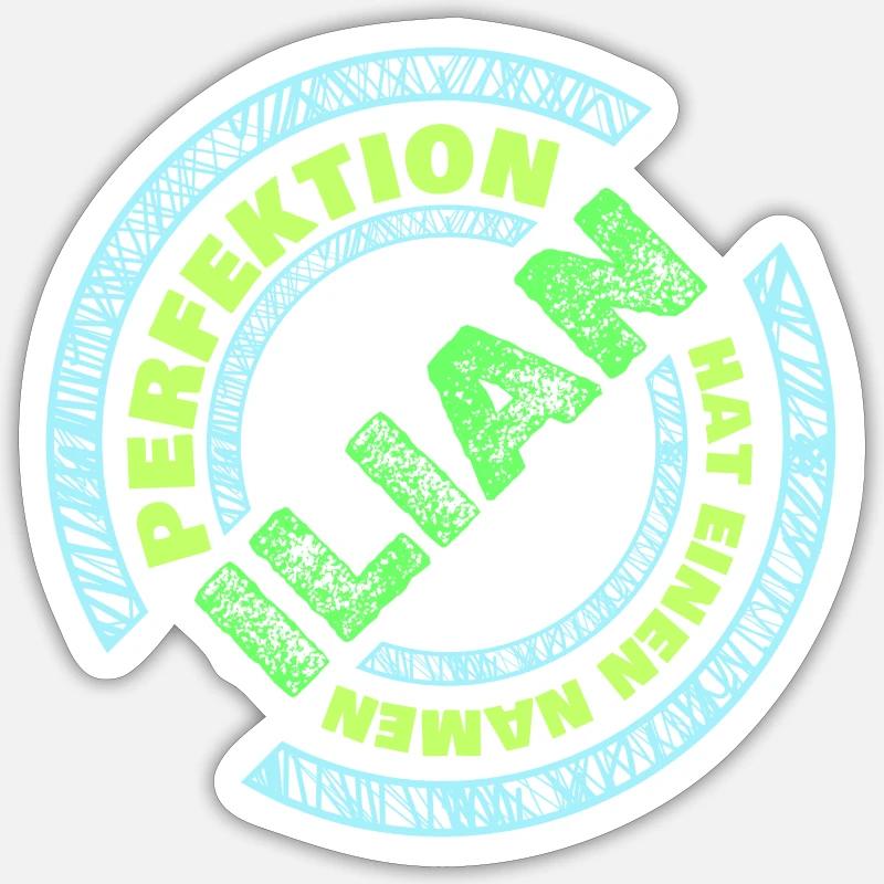Perfektion Ilian Sticker Größe S (10 x 10 cm)