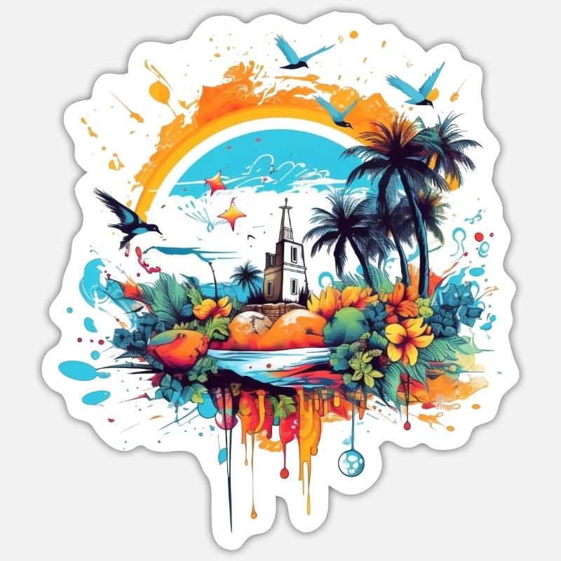 Sticker Größe S (10 x 10 cm) - 