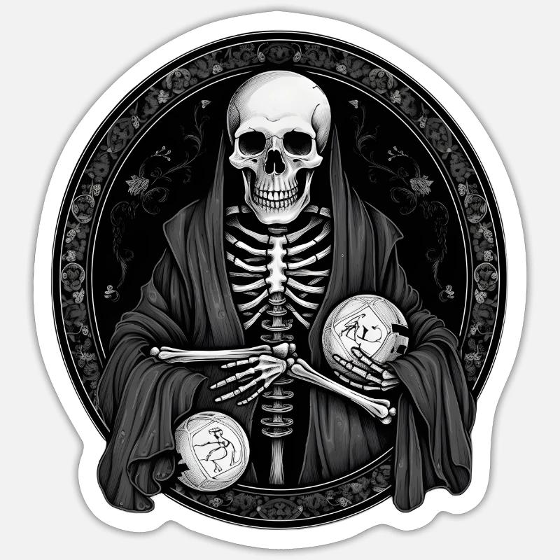 Monologue de Skeleton Sticker taille S (10 x 10 cm)