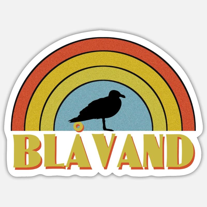 Blavand - Sticker size S (10 x 10 cm) - white matte