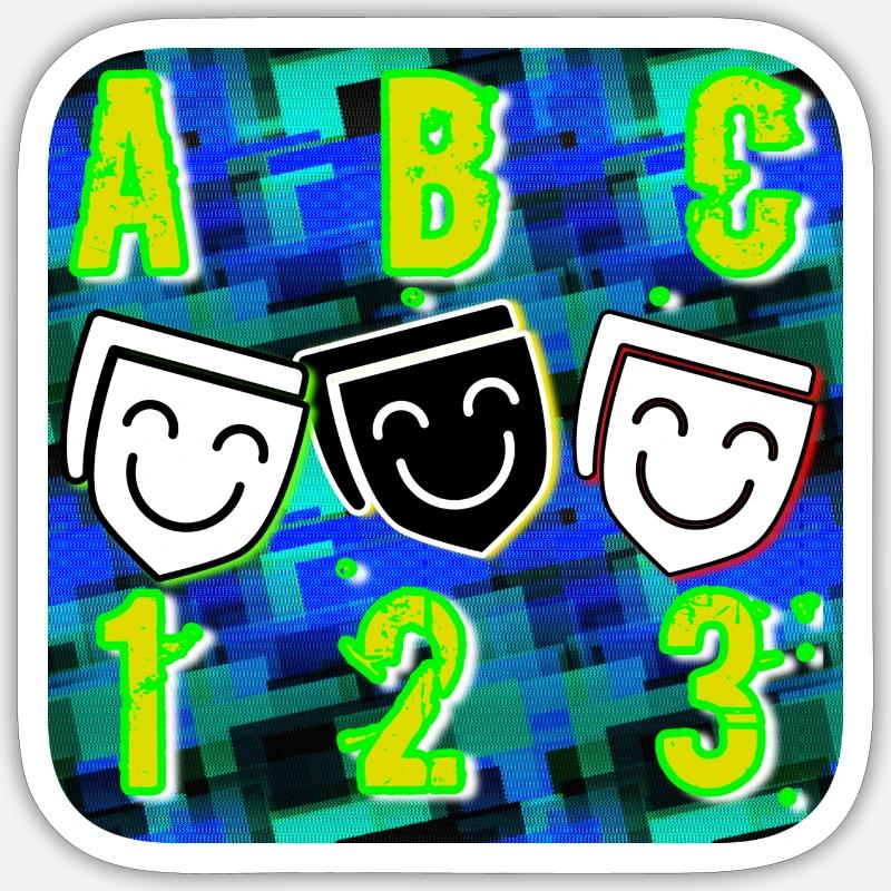 Sticker Größe S (10 x 10 cm) - 
