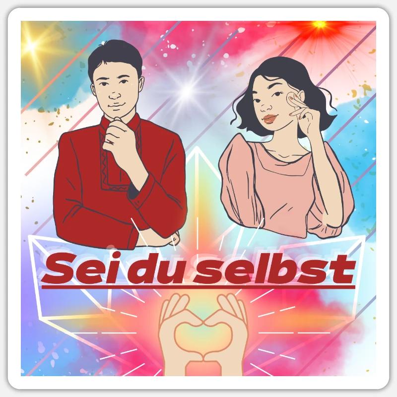 Sticker Größe S (10 x 10 cm) - 