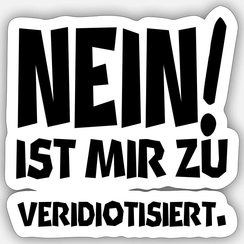 neinistmir - Sticker Größe S (10 x 10 cm) - Mattweiß
