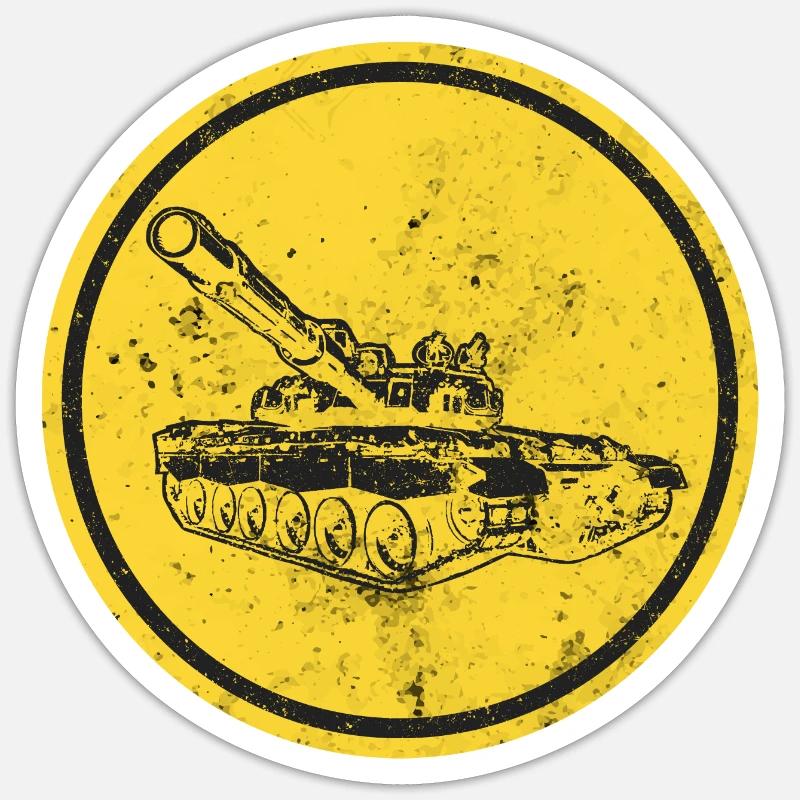 Panzer Sticker Größe S (10 x 10 cm)