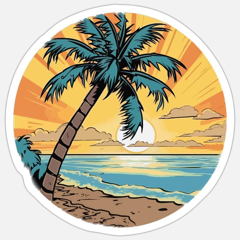 Forever ready for vacation:) Sticker size S (10 x 10 cm)