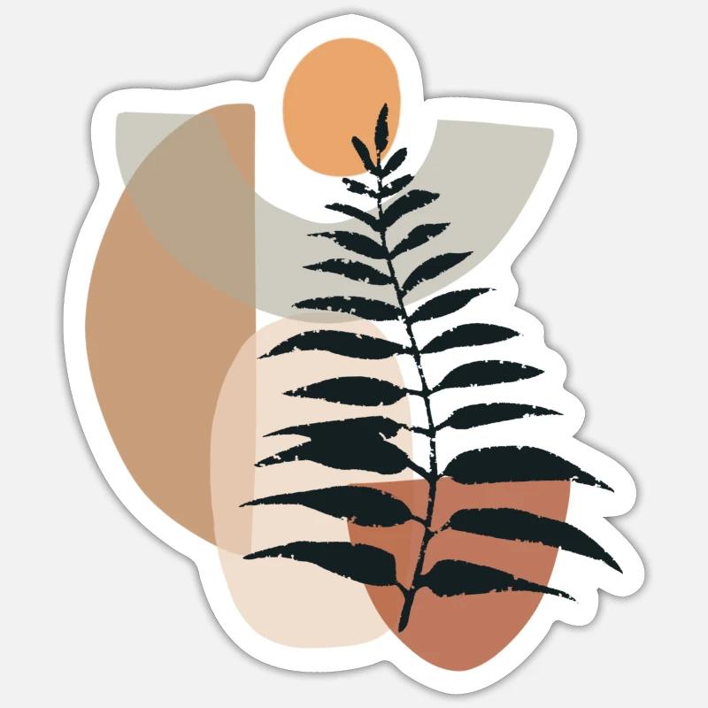 Minimalistic Boho Style Sticker Größe S (10 x 10 cm)