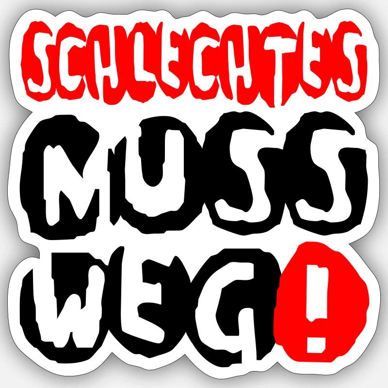 Sticker Größe S (10 x 10 cm) - 
