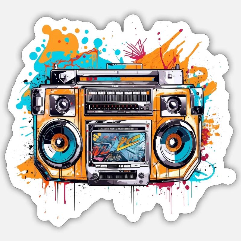 Sticker Größe S (10 x 10 cm) - 