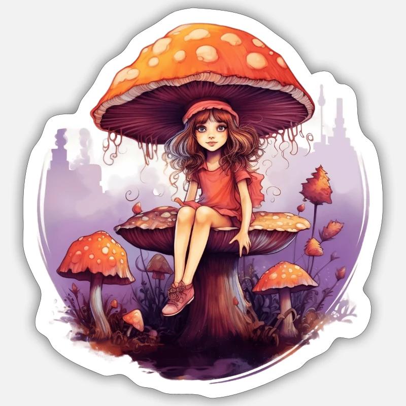 Märchen Fee Sticker Größe S (10 x 10 cm)