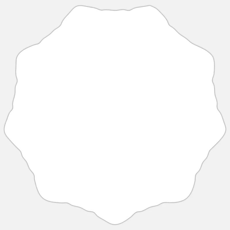 Modèle - Sticker taille S (10 x 10 cm) - blanc mat