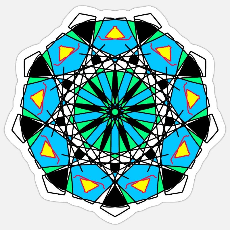 Modèle - Sticker taille S (10 x 10 cm) - blanc mat