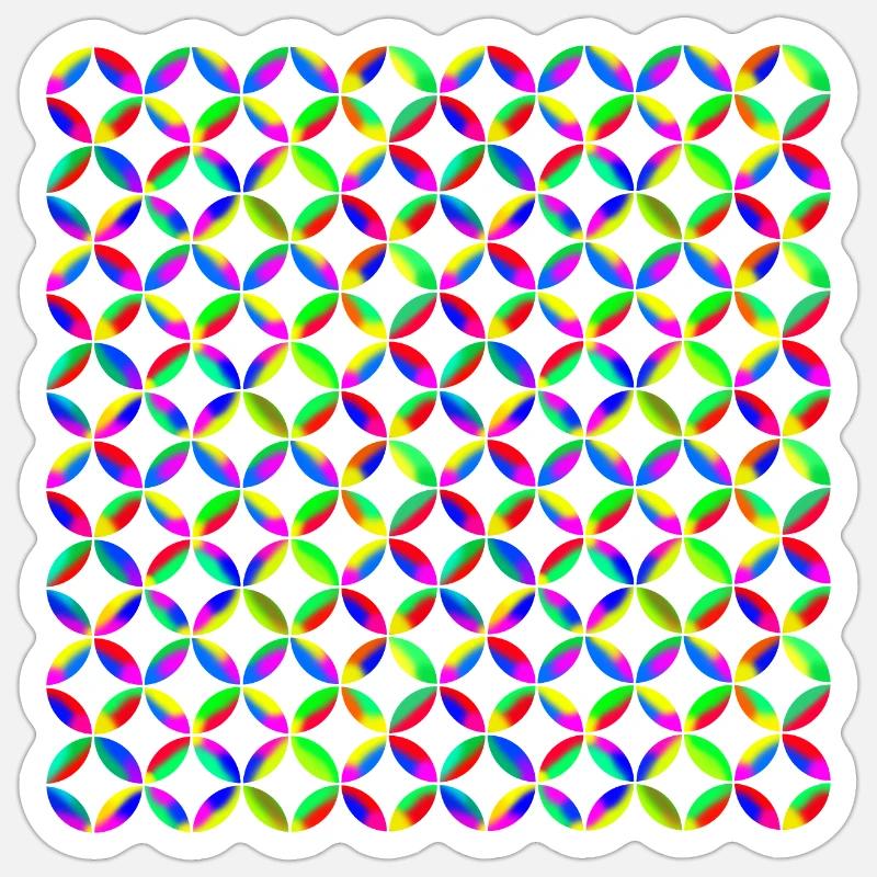 Muster Sticker Größe S (10 x 10 cm)