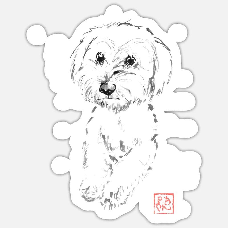 Fifike - Sticker Größe S (10 x 10 cm) - Mattweiß