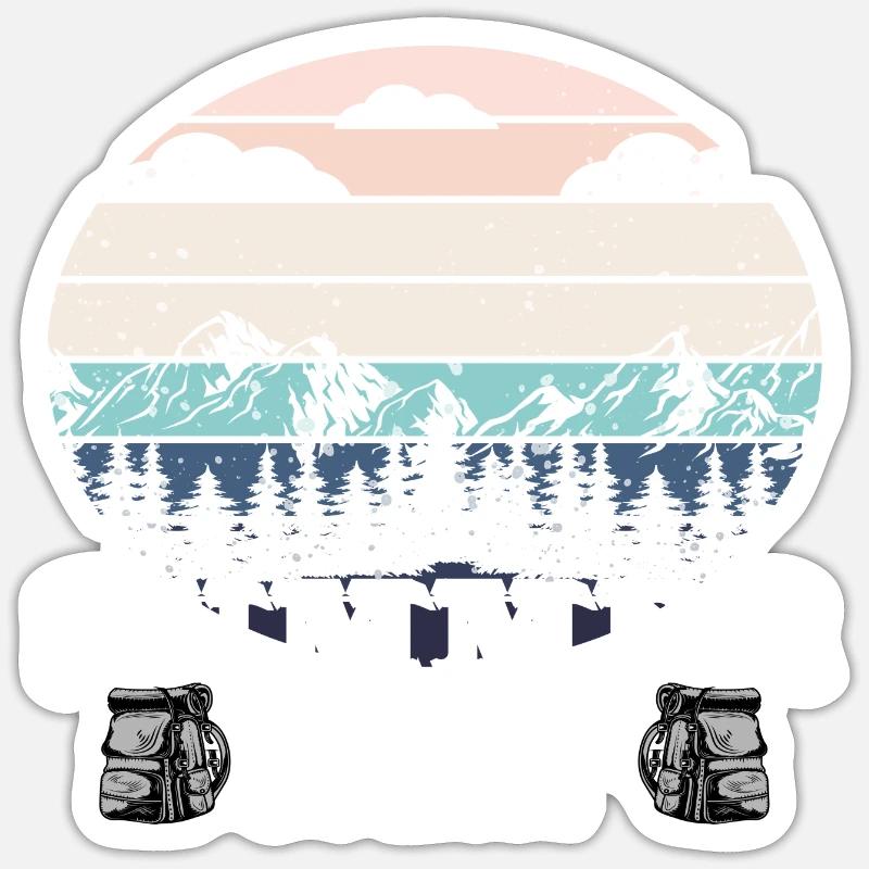 Summer Camp - Sticker size S (10 x 10 cm) - white matte