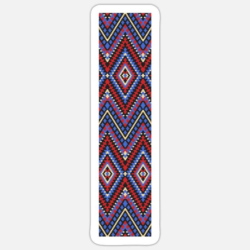 Monogram Letter I- geometric pattern Sticker size S (10 x 10 cm)