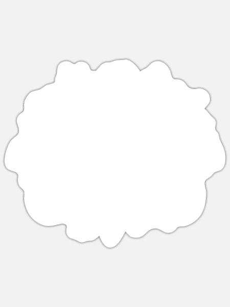 Controller Gaming Videospiele Gamepad - Sticker Größe S (10 x 10 cm) - Mattweiß
